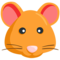 Hamster Face emoji on Messenger